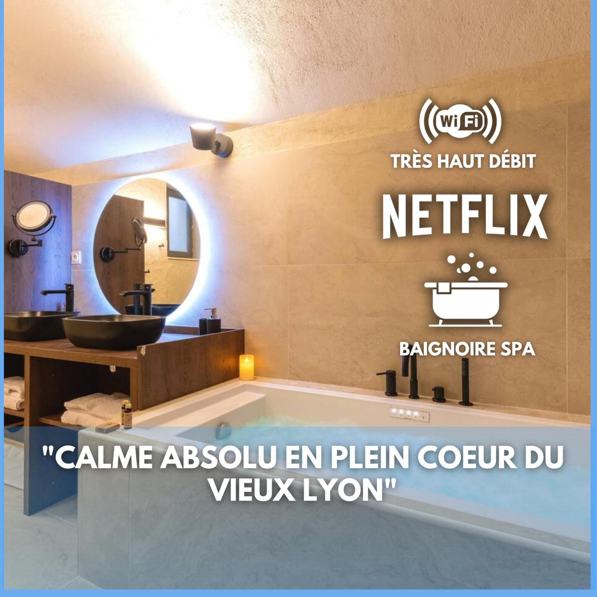 Cocoon Du Vieux Lyon - Luxury Apartment - Balneo Luaran gambar